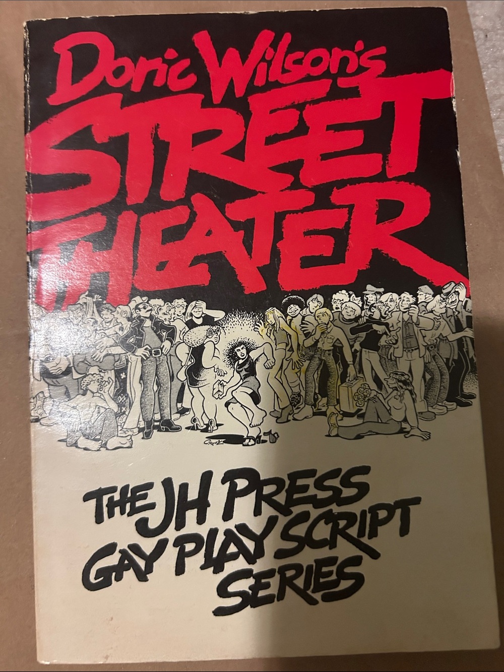 Dorie Wilson's Street Theater — Bold Red & Black Cover
